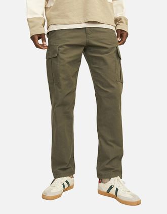 Jack & Jones Mens Jack & Jones Mens Kane Barkley Cargos - Green - Size: 32 l