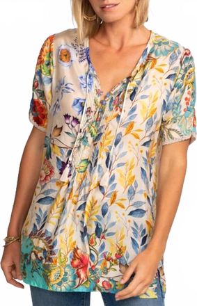 Johnny Was Mai Tunic In Blu