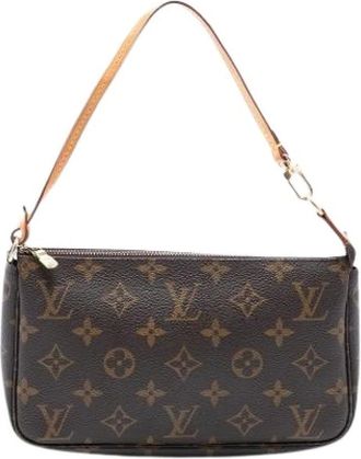 Louis Vuitton Pre-owned Shoulder Bags, female, Brown, Size: ONE SIZE Pre-owned Vintage Shoulder Bag