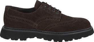 Doucal's Suede Swallowtail Detail Derby Loafers