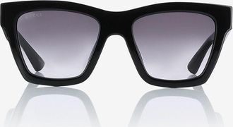 Gucci Dicke quadratische Sonnenbrille GG
