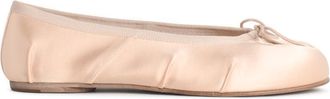 Maison Margiela Rosa Satin-Ballerinas Tabi von Maison Margiela