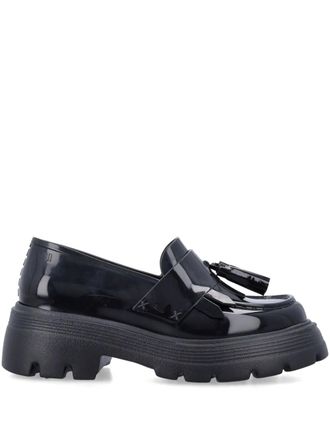 Comme Des Gar&ccedil;ons x Melissa tassel-detail loafers - Black