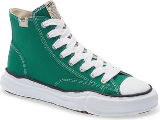 Miharayasuhiro Peterson High Top Sneaker in Green at Nordstrom, Size 13Us