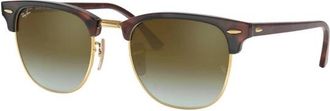 Ray-Ban Mannen Ogen Lente/Zomer Acetaat Zonnebril - Heren - Zonnebrillen - Bruin - 49 MM - Accessoires