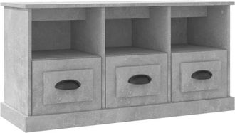 vidaXL Vidaxl - tv Cabinet Concrete Grey 100x35x50 cm Engineered Wood