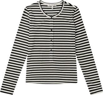 Munthe Levoma Long Sleeve Top - Dames - Longsleeves - Zwart - S - Wol - Tops