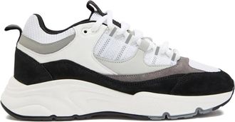 Cleens Sneakers Aero in pelle scamosciata e rete - Bianco