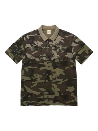 SUPREME x True Religion Polo con stampa camouflage - Verde