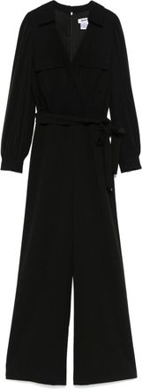 DKNY bishop-sleeves jumpsuit - Black