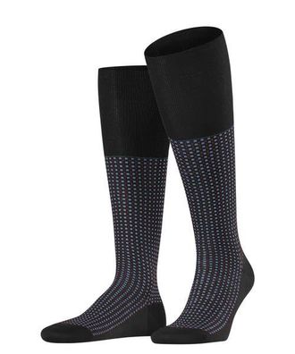 Falke Uptown Tie Knee High Socks in Black at Nordstrom, Size Medium