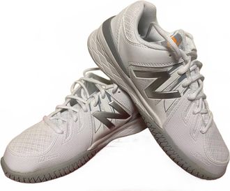 New Balance Womens Tennis-Hard Court Shoe In White/grey