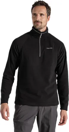 Craghoppers Heren Corey VI Half Zip Fleece Top (Zwart)