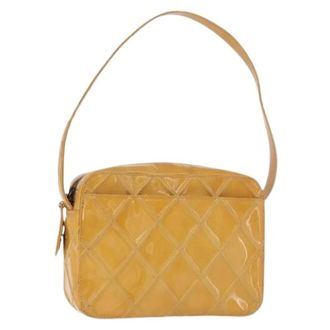 Chanel Pre-owned Shoulder Bags, female, Yellow, Size: ONE SIZE Pre-owned Shoulder Bag