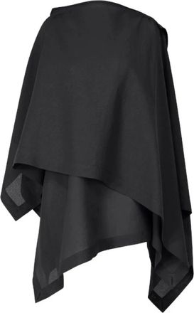 Issey Miyake Overhemden, Dames, Zwart, M, Polyester, All Squares Top