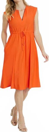 Jude Connally Tess Midi Dress In Apricot