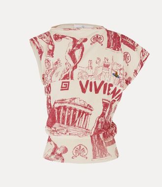 Vivienne Westwood Justine Top Cashmere / Cotton Dove-white XS Women