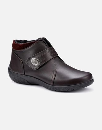 Hotter Womens Muse Womens Extra Wide Ankle Boots - Brown - Size: 5.5