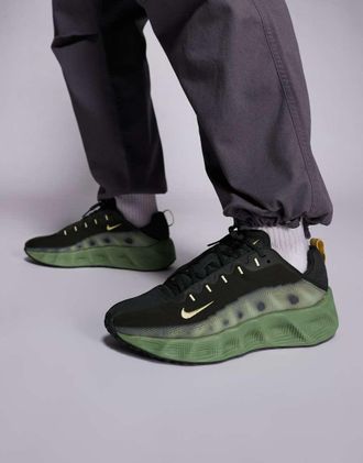 Nike Ava Rover Reflective - Sneakers verde scuro e gialle