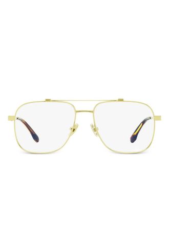 Victoria Beckham Occhiali da sole a doppio ponte - Oro