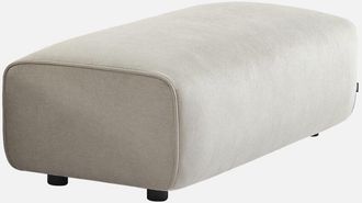 Sweeek Puff O Reposapi&eacute;s Para Sof&aacute; Esquinero De 3 Plazas Wallas Terciopelo De Pana Fina