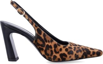 Stuart Weitzman Brown Leopard Print Pumps