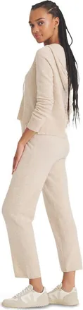 Naadam Signature Cashmere Cropped Hoodie in Oatmeal at Nordstrom, Size Xxx-Large