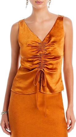 Lucy Paris Lucy Paris Gathered Top Gold