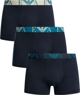 Emporio Armani Trunk 3-Pack, Blauw