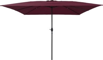vidaXL Parasol De Jard&iacute;n Rojo, Negro 295 X 295 X 245 Cm Vidaxl