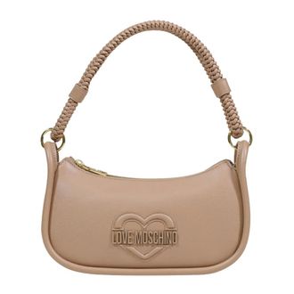 Love Moschino Shoulder Bags, female, Beige, Size: ONE SIZE Shoulder Bag
