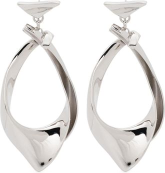 Eddie Borgo Kerchief earrings - Argento