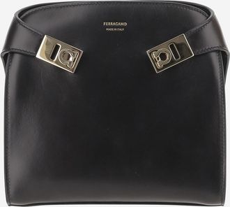 Ferragamo Black Hug Crossbody Bag