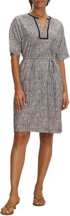 Nic+Zoe Sun Speckle Devon Trimmed Dress in Neutral Multi at Nordstrom, Size Xx-Large
