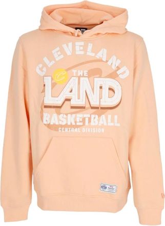 New Era Hooded Sweatshirt - Heren - Hoodies - Oranje - M - Katoen - Hoodies & sweatvesten