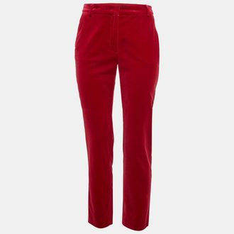 Max Mara Pink Velvet Regular Fit Jeans S Waist