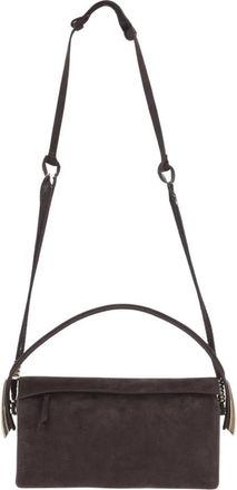 Benedetta Bruzziches Bruine Su&egrave;de Top Handvat Schoudertas - Dames - Schoudertassen - Bruin - ONE Size - Su&egrave;de - Tassen