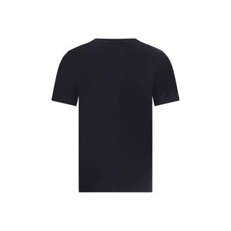 Maison Kitsun&eacute; Womens Black Cotton T-Shirt