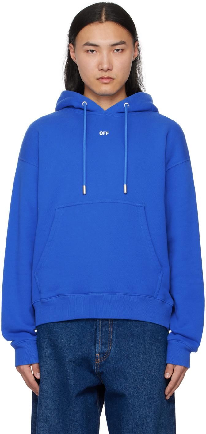 Blue Off white Hoodies Shop up to 69 Stylight