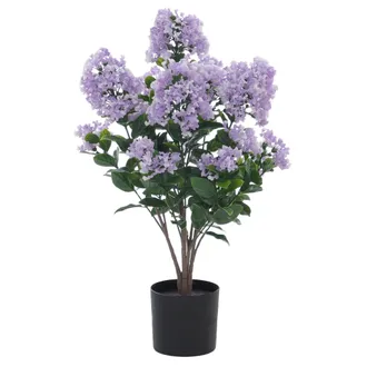Hhg Lila Artificial Hhg-045, Planta Decorativa De Lila Artificial, &Aacute;rbol Artificial, Planta Artificial, Para Exterior, De Polietileno, 64 X 35 X 35 Cm, Mo