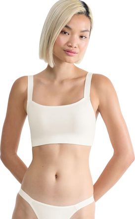 sloggi Bustier SLOGGI GO Casual, Damen, Gr. XXL, N-Gr, weiss (silk wei&szlig;), Single Jersey, Obermaterial: 82% Baumwolle, 18% Elasthan, clean, unifarben, BHs Bus