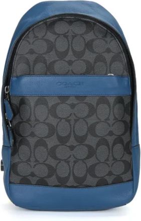 Coach Tweedehands leren schoudertassen - Heren - Vintage Schoudertas - Veelkleurig - ONE Size - Leer - Vintage