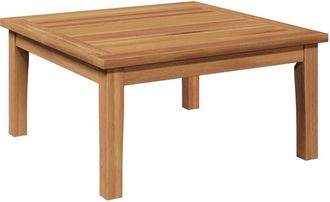 vidaXL Garden Table Brown Solid Teak wood Vidaxl