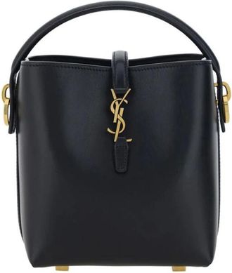 Saint Laurent Bolso Cubo Manhattan Peque&ntilde;o - Bags - Mujer - Negro - ONE SIZE