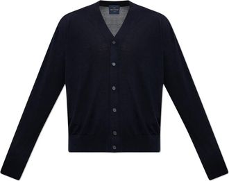 Paul & Shark Wool Cardigan - Heren - Vesten - Blauw - S - Wol - Truien & Vesten