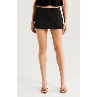 PacSun Ponte Miniskort in Anthracite at Nordstrom, Size Medium