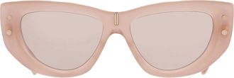 Balmain B - MUSE Light Brown Cat Eye Ladies Sunglasses BPS-151C NDE-GLD 55