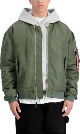 Alpha Industries Ma-1 CS Bomber Jacket - Heren - Bomber jackets - Groen - XL - Polyester - Jassen