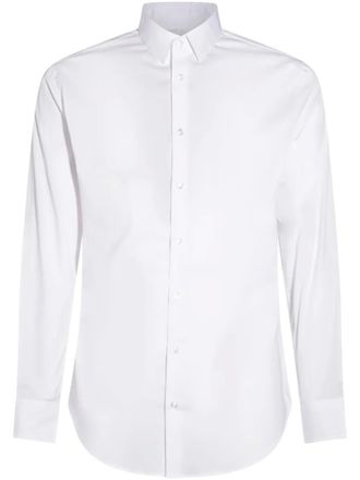 Giorgio Armani Popeline overhemd - Wit