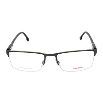 Carrera CARRERA2430V8100 Metal Rectangle Full-Rim Eyeglasses - Black